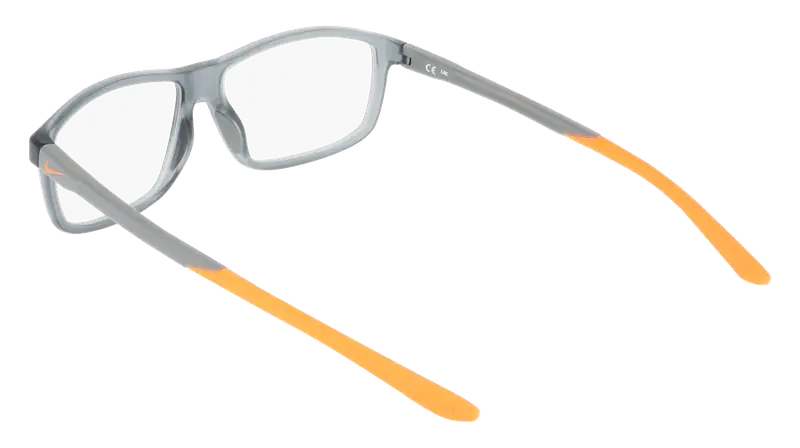 Nike Uomo NIKE 7291 034 Montature da vista Bio-iniettato Grigio Squadrata Normale miniatura 3