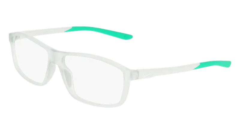 Nike Uomo NIKE 7291 051 Montature da vista Bio-iniettato Argento  Squadrata Normale