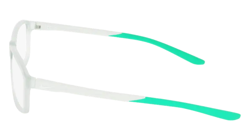 Nike Uomo NIKE 7291 051 Montature da vista Bio-iniettato Argento Squadrata Normale miniatura 2