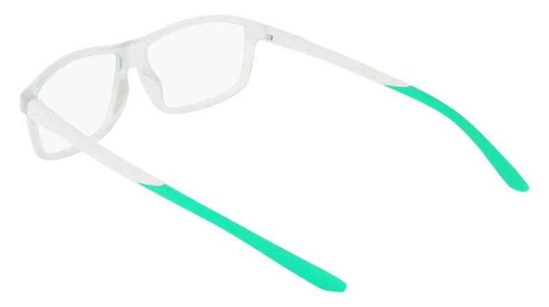 Nike Uomo NIKE 7291 051 Montature da vista Bio-iniettato Argento Squadrata Normale miniatura 3