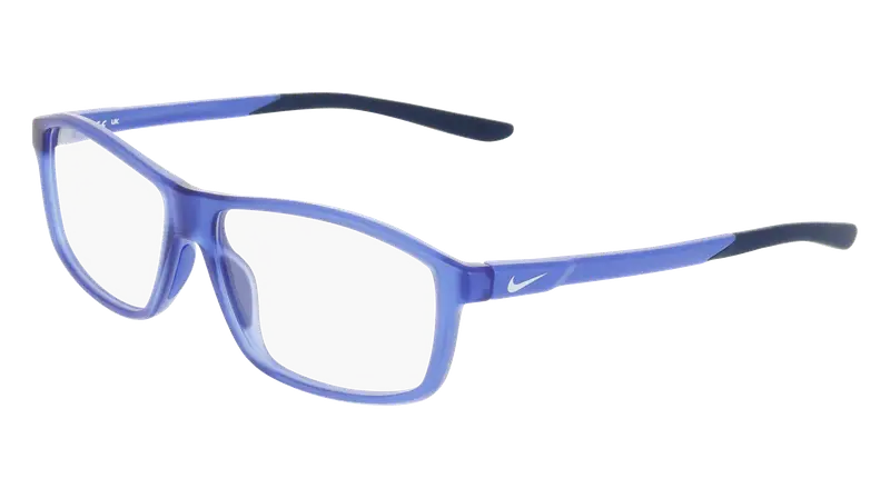 Nike Uomo NIKE 7291 431 Montature da vista Bio-iniettato Blu  Squadrata Normale