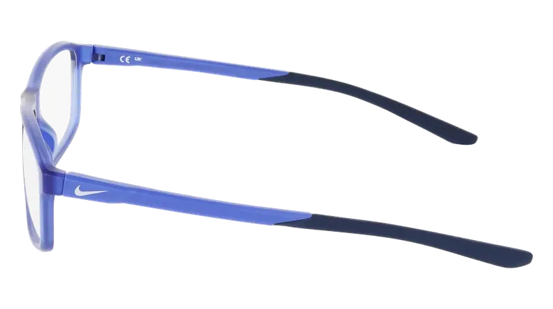 Nike Uomo NIKE 7291 431 Montature da vista Bio-iniettato Blu Squadrata Normale miniatura 2