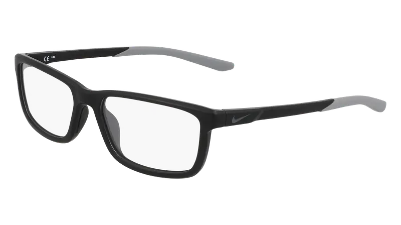 Nike Uomo NIKE 7292 001 Montature da vista Bio-iniettato Nero  Squadrata Normale