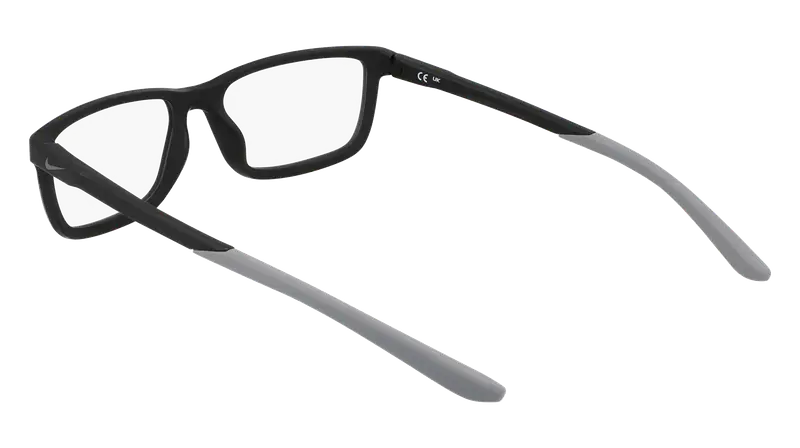 Nike Uomo NIKE 7292 001 Montature da vista Bio-iniettato Nero Squadrata Normale miniatura 3