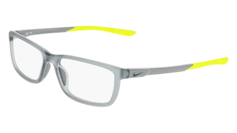 Nike Uomo NIKE 7292 034 Montature da vista Bio-iniettato Grigio  Squadrata Normale