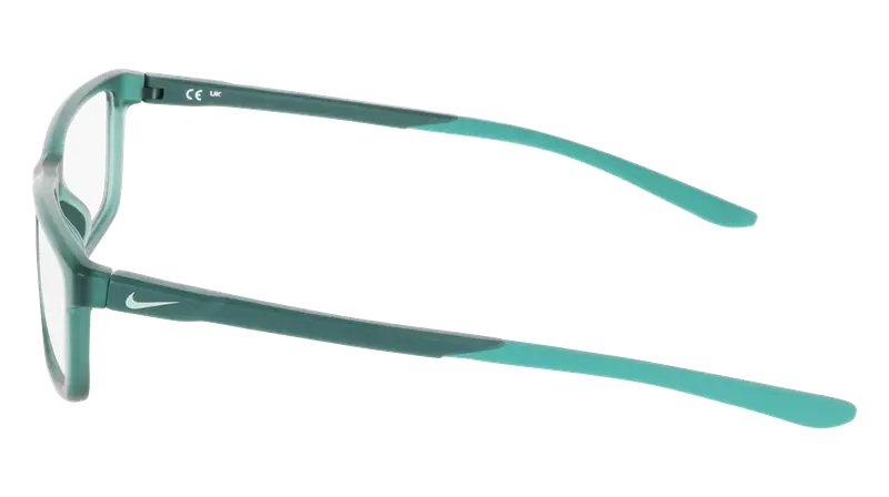 Nike Uomo NIKE 7292 301 Montature da vista Bio-iniettato Verde Squadrata Normale miniatura 2
