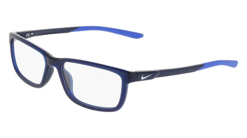 Nike Uomo NIKE 7292 411 Montature da vista Bio-iniettato Blu  Squadrata Normale