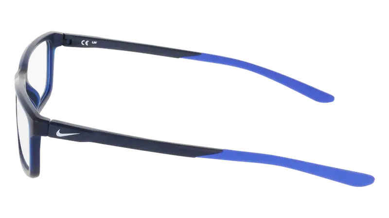 Nike Uomo NIKE 7292 411 Montature da vista Bio-iniettato Blu Squadrata Normale miniatura 2