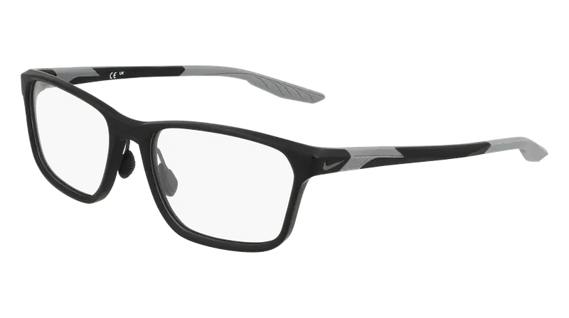 Nike Uomo NIKE 7405 001 Montature da vista Bio-iniettato Nero  Squadrata Normale