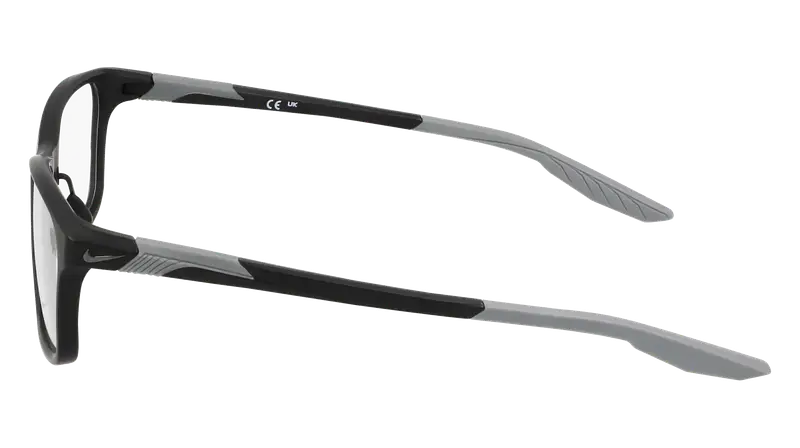 Nike Uomo NIKE 7405 001 Montature da vista Bio-iniettato Nero Squadrata Normale miniatura 2