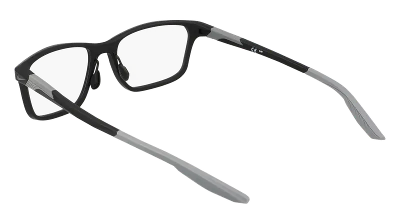 Nike Uomo NIKE 7405 001 Montature da vista Bio-iniettato Nero Squadrata Normale miniatura 3