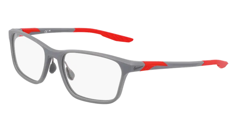 Nike Uomo NIKE 7405 034 Montature da vista Bio-iniettato Grigio  Squadrata Normale