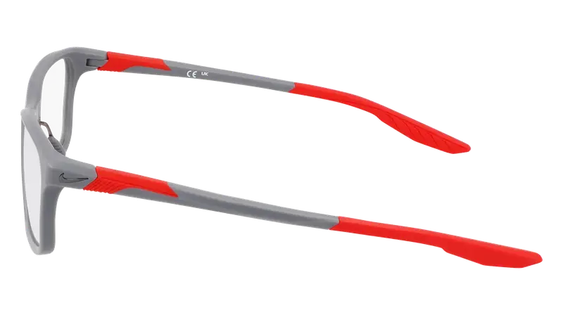 Nike Uomo NIKE 7405 034 Montature da vista Bio-iniettato Grigio Squadrata Normale miniatura 2