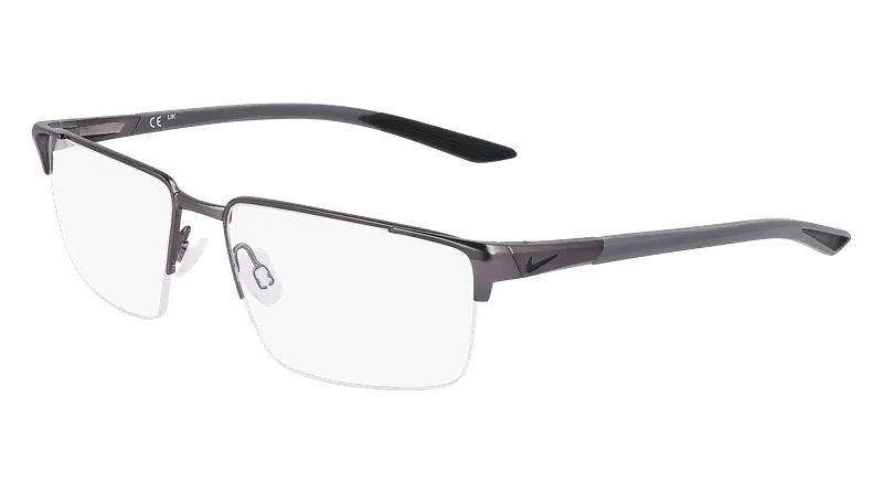 Nike Uomo NIKE 8054 070 Montature da vista Metallo Canna di fucile  Squadrata Normale Normale