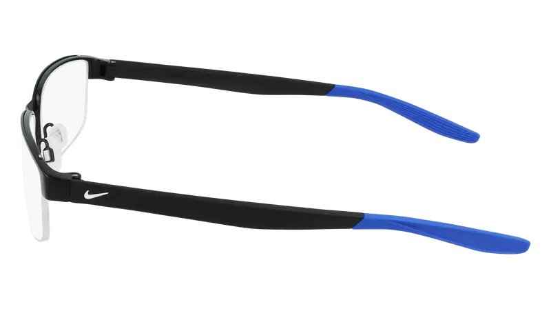 Nike Uomo NIKE 8138 008 Montature da vista Metallo Nero Squadrata Fotocromatiche miniatura 2