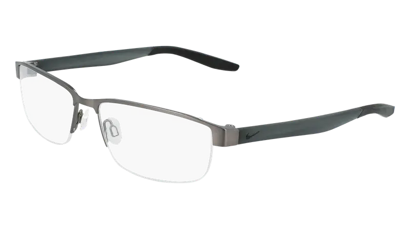 Nike Uomo NIKE 8138 71 Montature da vista Metallo Canna di fucile Squadrata Fotocromatiche