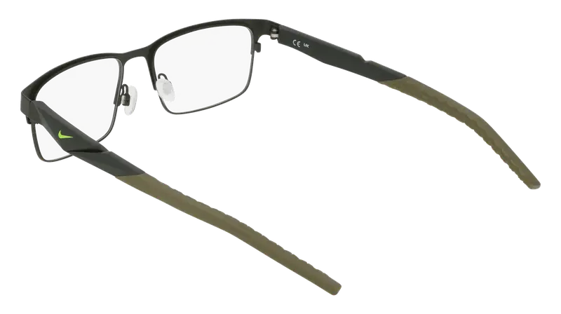 Nike Uomo NIKE 8154 302 Montature da vista Metallo Squadrata Normale miniatura 3