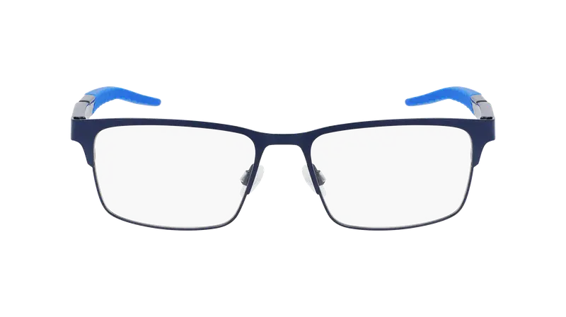 Nike Uomo NIKE 8154 410 Montature da vista Metallo Blu Squadrata Normale Fotocromatiche miniatura 2