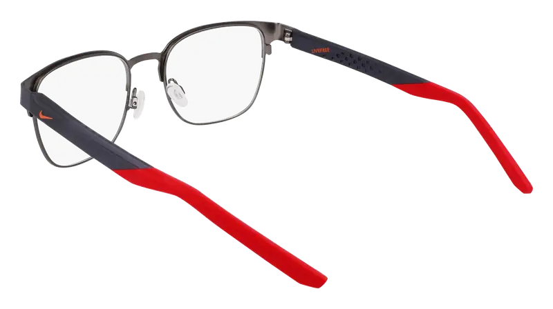 Nike Uomo NIKE 8156 039 Montature da vista Metallo Canna di fucile Squadrata Normale Normale miniatura 2