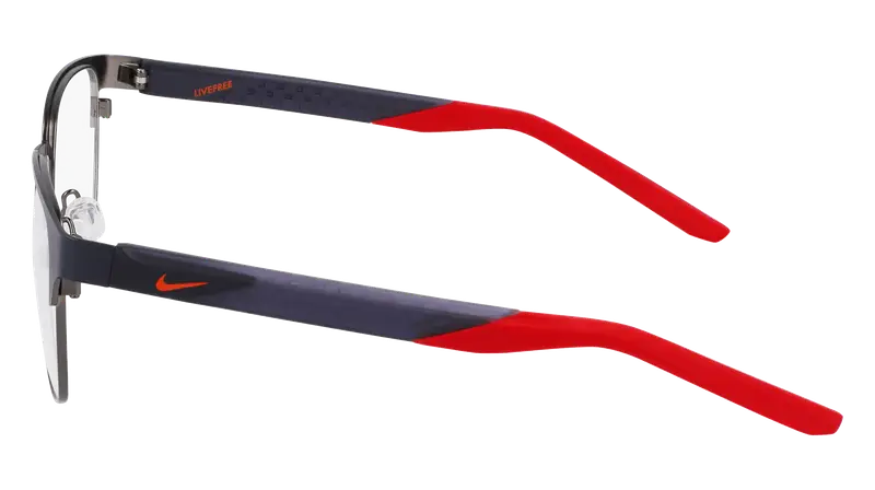 Nike Uomo NIKE 8156 039 Montature da vista Metallo Canna di fucile Squadrata Normale Normale miniatura 3