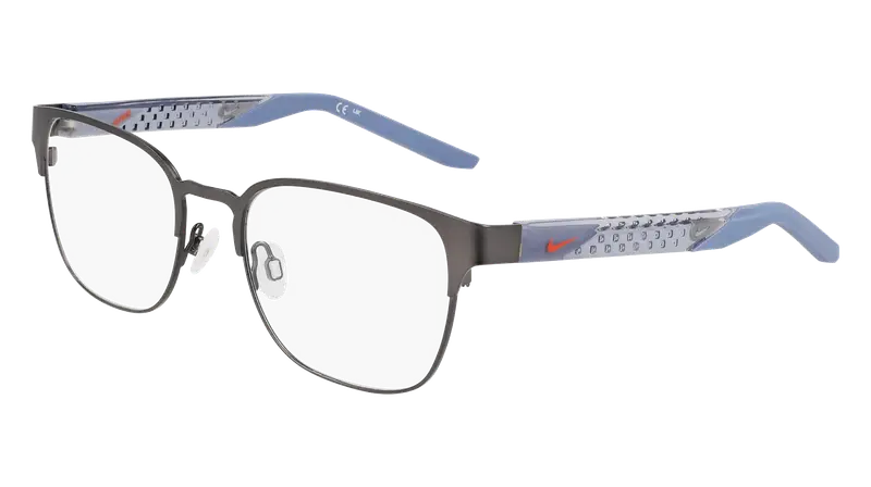 Nike Uomo NIKE 8156 070 Montature da vista Metallo Canna di fucile Squadrata Normale Normale