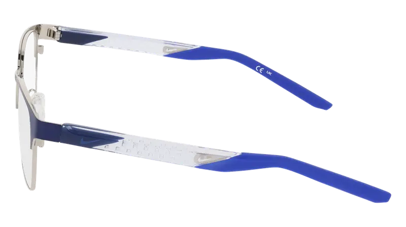 Nike Uomo NIKE 8156 412 Montature da vista Metallo Squadrata Normale miniatura 2