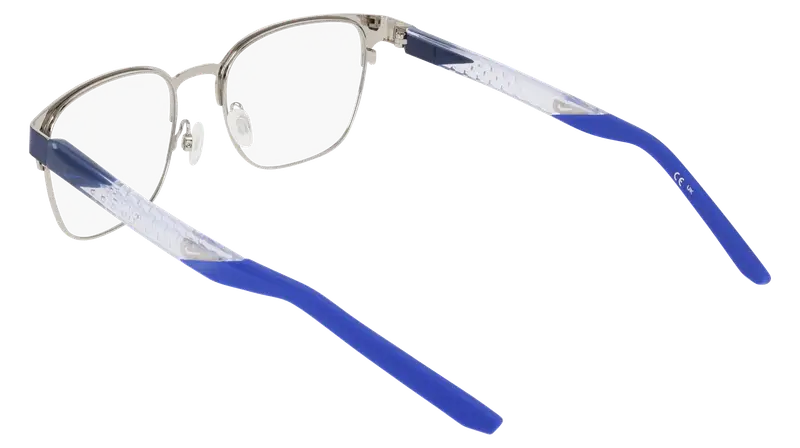 Nike Uomo NIKE 8156 412 Montature da vista Metallo Squadrata Normale miniatura 3