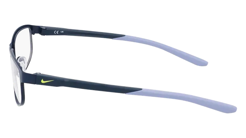 Nike Uomo NIKE 8157 412 Montature da vista Metallo Blu Squadrata Normale miniatura 2