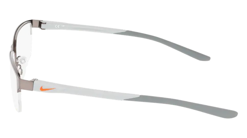 Nike Uomo NIKE 8159 070 Montature da vista Metallo Canna di fucile Squadrata Normale miniatura 2