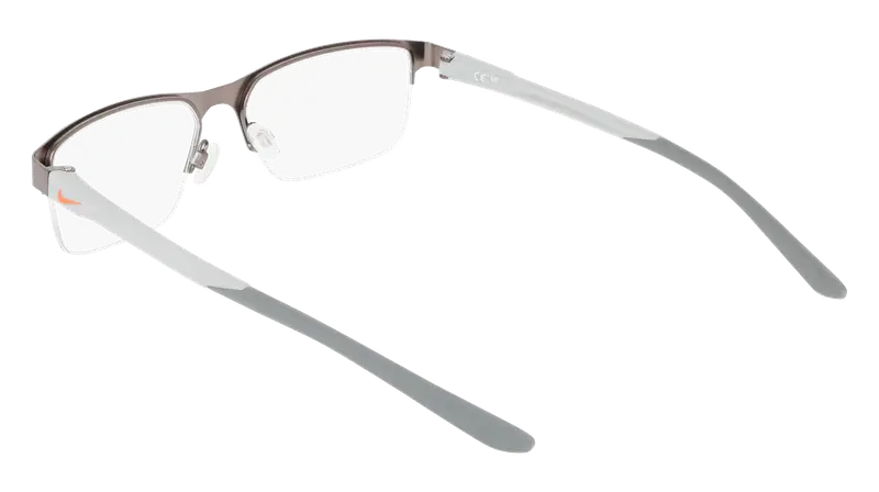 Nike Uomo NIKE 8159 070 Montature da vista Metallo Canna di fucile Squadrata Normale miniatura 3