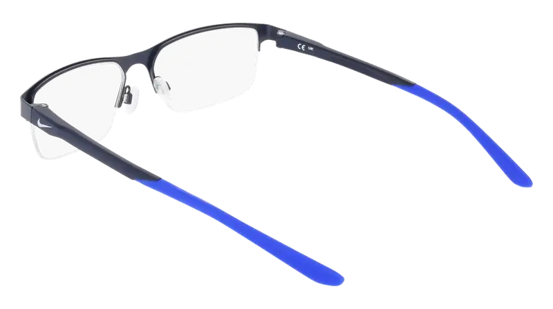 Nike Uomo NIKE 8159 411 Montature da vista Metallo Squadrata Normale miniatura 3