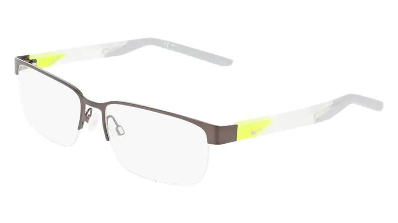 Nike Uomo NIKE 8184 070 Montature da vista Metallo Canna di fucile Squadrata Normale