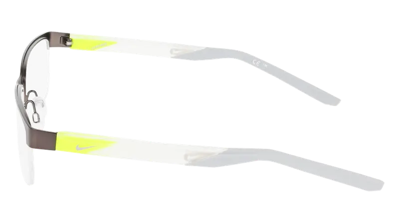 Nike Uomo NIKE 8184 070 Montature da vista Metallo Canna di fucile Squadrata Normale miniatura 2