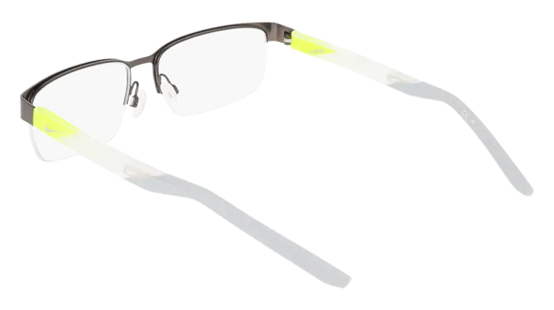 Nike Uomo NIKE 8184 070 Montature da vista Metallo Canna di fucile Squadrata Normale miniatura 3