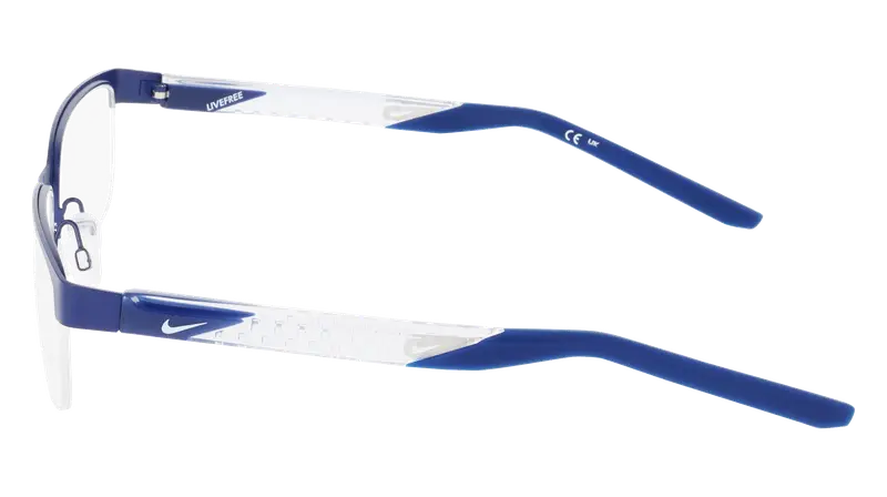 Nike Uomo NIKE 8184 412 Montature da vista Metallo Squadrata Normale miniatura 2