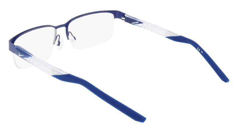 Nike Uomo NIKE 8184 412 Montature da vista Metallo Squadrata Normale miniatura 3