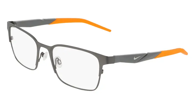 Uomo NIKE 8185 070 Montature da vista Metallo Canna di fucile Squadrata Normale