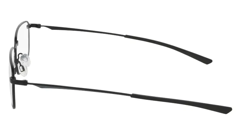 Uomo Nike NIKE 4319 001 Montature da vista Metallo Nero Squadrata Normale miniatura 3