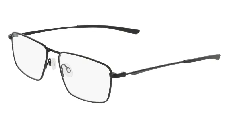 Uomo Nike NIKE 4319 001 Montature da vista Metallo Nero Squadrata Normale