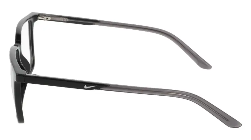 Uomo Nike NIKE 7063 001 Montature da vista Nero Squadrata Normale miniatura 3