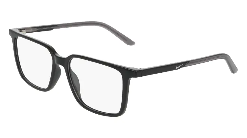 Uomo Nike NIKE 7063 001 Montature da vista Nero Squadrata Normale