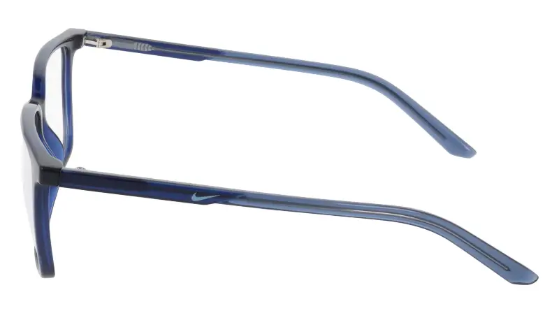 Uomo Nike NIKE 7063 410 Montature da vista Blu Squadrata Normale miniatura 3