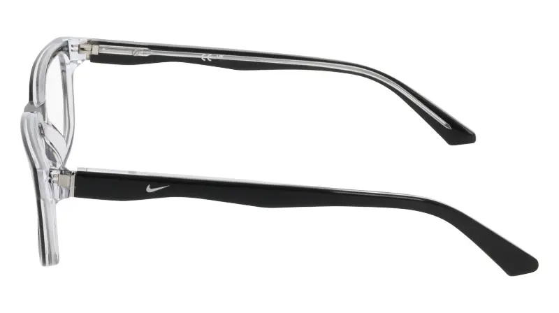 Uomo Nike NIKE 7181 010 Montature da vista Acetato Nero Squadrata Normale miniatura 3