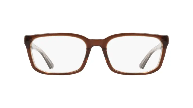 Uomo Nike NIKE 7181 211 Montature da vista Acetato Marrone Squadrata Normale miniatura 2