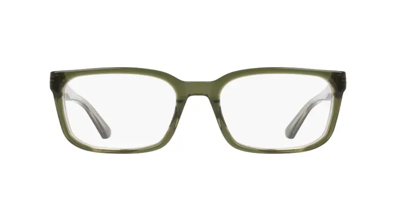 Uomo Nike NIKE 7181 318 Montature da vista Acetato Verde Squadrata Normale miniatura 2