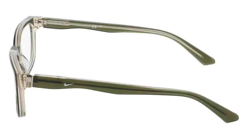 Uomo Nike NIKE 7181 318 Montature da vista Acetato Verde Squadrata Normale miniatura 3