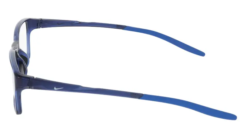 Uomo Nike NIKE 7410 410 Montature da vista Bio-iniettato Blu Squadrata Normale miniatura 3