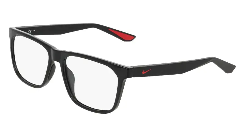 Uomo Nike NIKE 7414 006 Montature da vista Bio-iniettato Nero Squadrata Normale