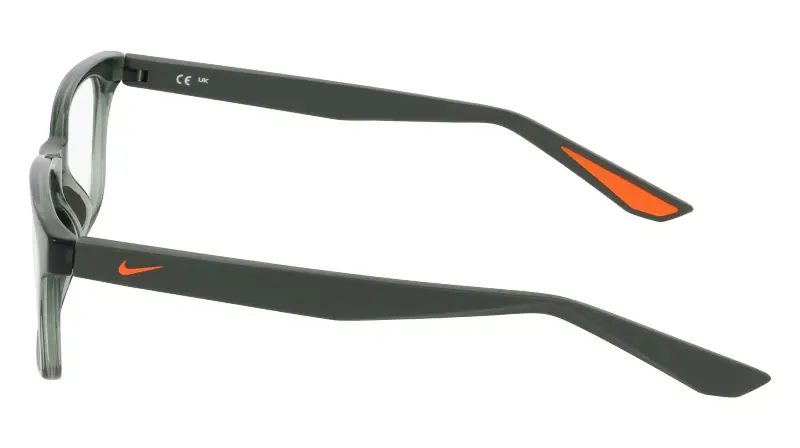 Uomo Nike NIKE 7415 302 Montature da vista Bio-iniettato Verde Squadrata Normale miniatura 3