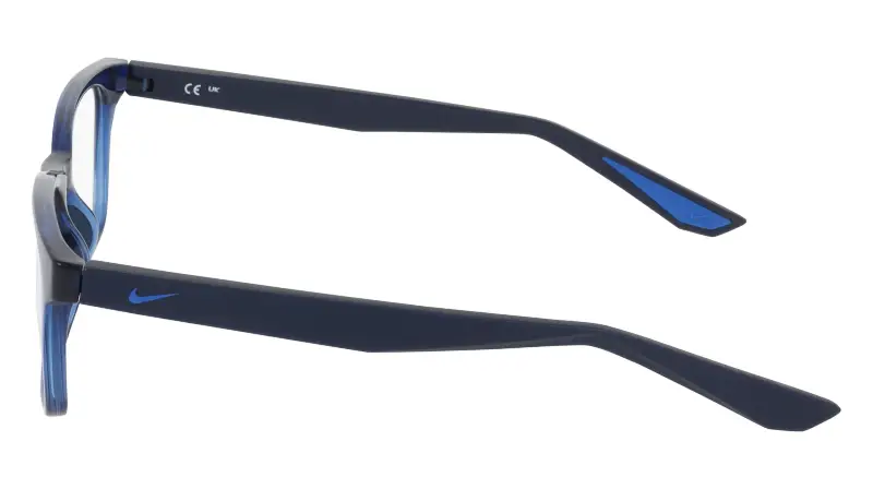 Uomo Nike NIKE 7415 410 Montature da vista Bio-iniettato Blu Squadrata Normale miniatura 3